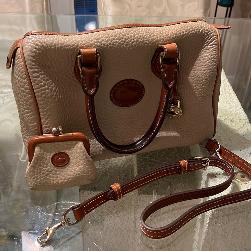 Dooney Bourke purse with handle and change purse
